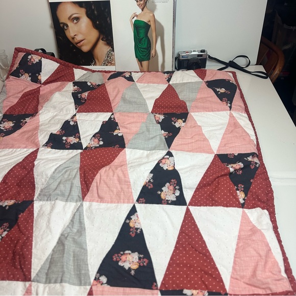 Matilda Jane Baby Quilt | Cotton Patchwork · Cottagecore Nursery / Crib Throw - Picture 5 of 8